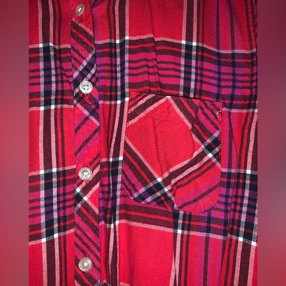 AEO plaid flannel. - Picture 4 of 4
